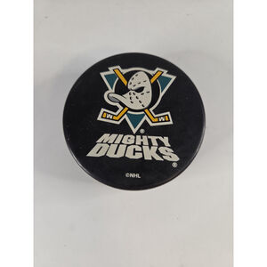 Anaheim Mighty Ducks Vintage Puck Made in Slovakia NHL Pre-Owned